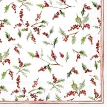 Салфетки 20бр Christmas Ilex Berries